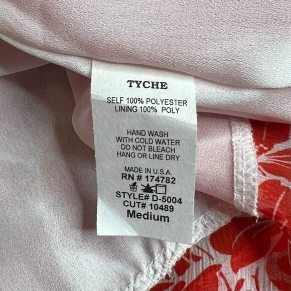 NWOT Dainty Floral Print Sleeveless Spring/Summer Dress Size Medium - Picture 10 of 10